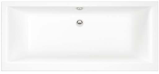 00 40mm 510mm PORTSDEN ROUND DOUBLE ENDED BATH - available in standard and premium acrylic - waste not included STANDARD 1700 X 700mm o/c: