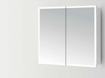NEW SANDOR NEW shown above and in main picture on opposite page: SANDOR HOLLYWOOD LED MIRROR - CE approved, IP44 - low energy LED - infra