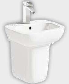 HOLE 458MM 1 TAP HOLE 560MM 1 TAP HOLE OAKWORTH BASIN & PEDESTAL - available with