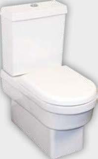 soft close seat - horizontal outlet and right hand inlet - -ins all