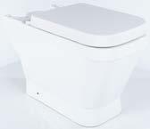 hinges for easy cleaning - anti bacterial glaze - requires a concealed cistern see pages 90-91 293.