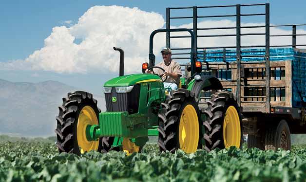 5100MH Tractor Available in Cab and Open-Station Configurations Comfort and convenience are standard on every 5100MH Tractor, regardless of which operator station you choose.