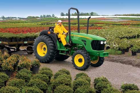 5EN Series The Right Speeds for Vineyards, Orchards or Nurseries Your 5EN Series Narrow Tractor is available with one of two powerful transmissions.