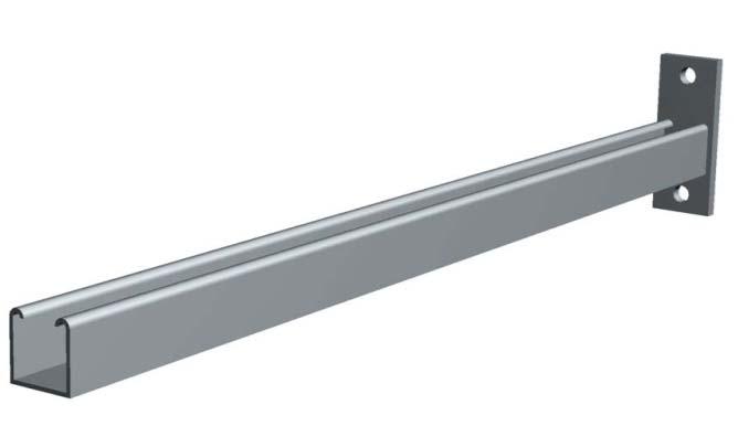 5mm Medium Duty Cantilever Support Channel (Strut Channel)