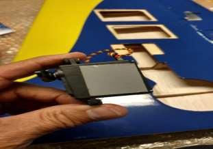 Once the glue has set on the control surface you can then install the control surface onto their respective wing or stabilizer.