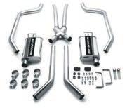 0" Dual Exhaust System Tested increases of up to 20 horsepower Crossmember-back with Tru-X X-pipe Rear exit, 3.