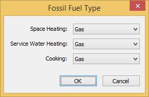 Image 35. Fossil fuel types window. 5.