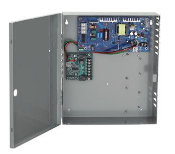 Installation is simplified by utilizing a flat mounting design and polarized locking connectors for option boards. This design eliminates the need for racks and side connectors.