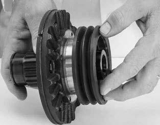 Remove the pulley, sheave, or sprocket if it interferes with removing the
