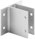 Panel Length Height Extruded Aluminum - Clear Anodized Wall Brackets Panel Bracket Base Height Size