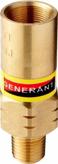 CRYOGENIC RELIEF VALVE (BRASS) 1/4", 3/8 and 1/2" NPT 10-750 Psig (0.7-51.