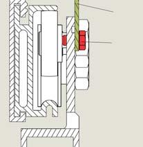 .. Determine RH door carrier bar mounting hole locations for carrier bar belt bracket.