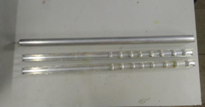 Manufacturing of the Test Tubes with Bumps:.