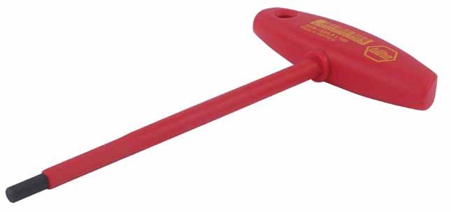1 334 Metric T-handle, With Wiha-Molded Handle Insulation According to ASTM F-1505-01, New VDE Specification 0682/ part