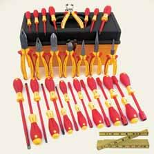 0mm 328 83 2 Piece Insulated Pliers Set In Pouch  DIN ISO 5746 Cutting edges additionally induction hardened to approx. 60HRC. Special CV tool steel forgings, Chrome finish.