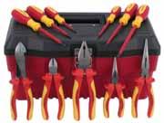 0 Combination Pliers 32344-6.3 Diagonal Cutters 32348-6.3 Long Nose 32340-10.0 Water Pump Pliers Insulated Slotted 3.0(1/8 ) Insulated Phillips #1 Insulated Slotted 6.