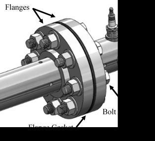 20 psi and a burst pressure of 13,642 psi. Flanges and Components Flanges are used to bolt multiple tube sections and/or fuel injectors together.