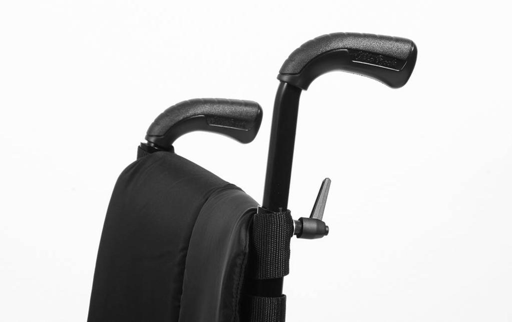 Some of the push handle designs allow the height to be adjusted to suit the needs of the attendant. 6.7.1 Adjusting the push handles The "standard" push handle (see fig.