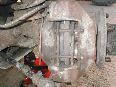 Re-building a Caliper by Leslie Henson The pistons in the calipers on the 90 are in very poor condition, and although the brakes work ok, it plays on our mind that the pistons are badly corroded, and
