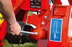 And, a KUHN exclusive, proper pulley-to-pulley dimension is maintained regardless of the load on the belts for increased belt