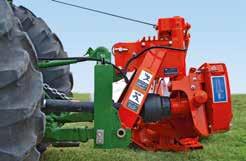 The GMD 240, 280 and 310 models are compatible with tractor attachments, equipped with a