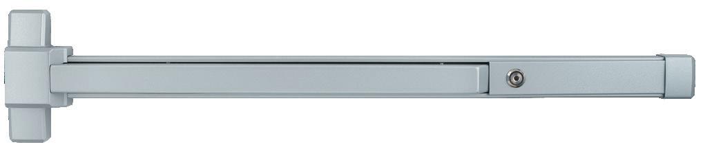 Stainless steel strike; fire-rated stainless strike with QED33 Stainless steel 3/4 throw with deadlatch