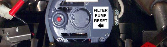 Let the filter pump run 10 to 12 seconds after the oil begins to bubble. Turn the filter off.