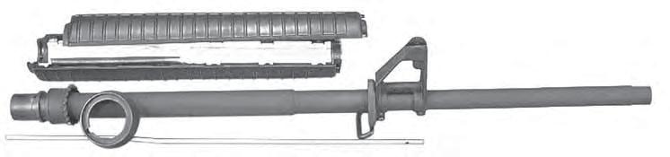 00 (w. Bayo Lug & Threaded Muzzle: A BBL-24A / without: P BBL-24A) 24" Barrelled Assembly with Chrome Lining, full heavy configuration as the 20" National Match above - all parts as shown here.