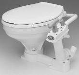 used by nearly all boatbuilders worldwide. Jabsco s manual toilets are now better than ever! SEAT & LID 1 9 Manual Toilets Better looking - styling compliments all boat interiors.