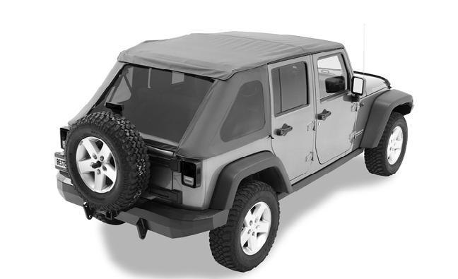 Installation Instructions Window Kit for Trektop NX Vehicle Application: Jeep Wrangler Unlimited (JK) 4 Door 2007 Current Part Number: 58223 Installation Tips Before you begin installing your new