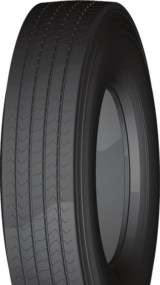 OT300 Trailer wheel application Tread pattern designed to reduce rolling resistance Skid wear prevention prolongs the tread life of the tire during frequent and sudden stops OT300 11R24.5 295/75R22.