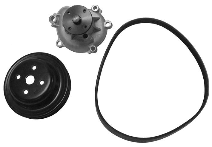 : Cooling System (Part ) KO78 GM975 Belt, Drive GM9760 Pulley, Drive Belt GM976 Bolt, Hex Head w/washer (M6 x 6) (not shown) GM9756 Water Pump Assembly GM9757 Bolt, Hex Head w/washer (M8 x 0) (not
