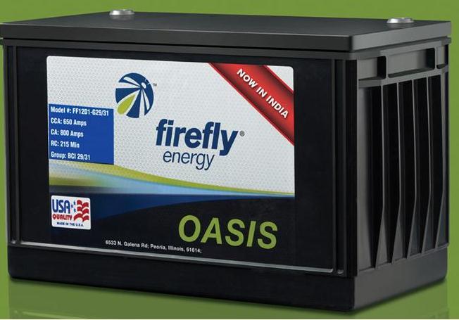 Firefly Microcell Carbon Foam Technology (Advanced Lead Acid Batteries) The Solution Firefly: Microcell Carbon Foam Battery Increased power density and specific energy over traditional Pb Acid
