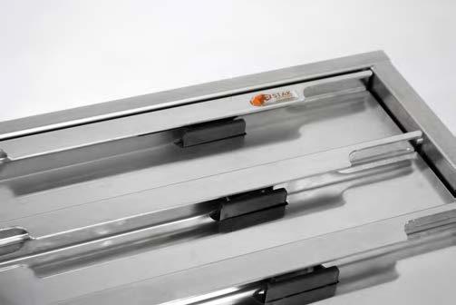 5, 4, 6, 8, & 10 drawer heights available 200lb heavy-duty ball-bearing drawer slides Adjustable dividers every 10