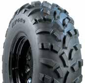 AT489 ATV & Utility & Recreation The ideal OEM replacement tire. Superior shock absorption. Light, strong, steers easy. Load (kg @ 80 km/h) 22X11.