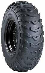 AT tires are designed for ATV applications. NHS tires are designed for Utility Vehicle applications.*note: AT tires are Star Rated. NHS tires are Rated (PR).