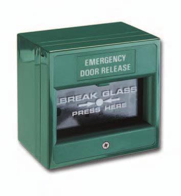 Exit button 1940 Heavy duty green dome exit button on stainless plate. Contacts normally closed or normally open.