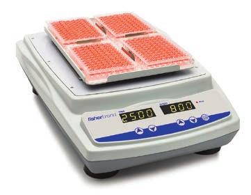 Microplate shaker The Fisherbrand Microplate Shaker is designed for convenience and flexibility.