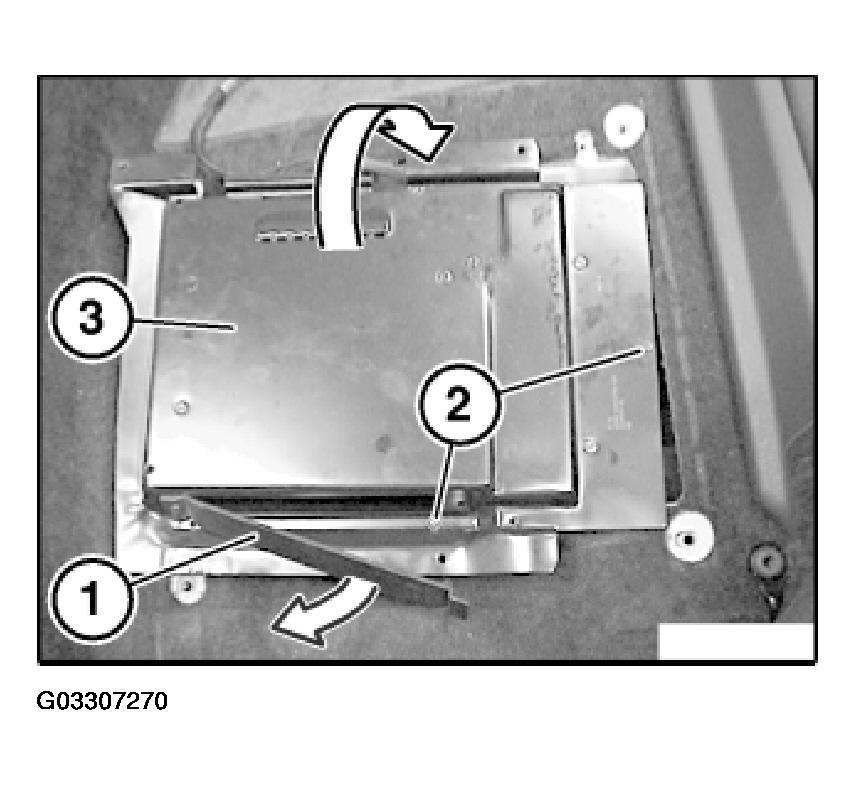 Fig. 32: Opening Flap Of Housing Disconnect plug connections (1).