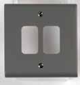 Gridswitch Slimline Part M Frontplates 1 gang to 8 gang
