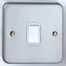 Metalclad Plate Switches All plate switches are X-rated and can be used for switching inductive or fluorescent loads without