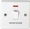 Switch with neon and flex outlet WATER HEATER Dual