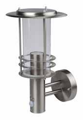 Lanterns Stainless Steel Lanterns ES lampholder Available fitted with 2800k or 4000k LED Lamp High Grade Stainless Steel (304) IP44 rated In compliance with BS EN 60598-1 2-year guarantee LED L2863
