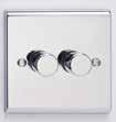 markings Colour matched knobs LED dimmers require press switch for two way switching and dimming,