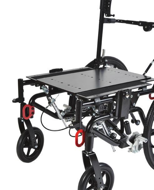 Footrests or elevating legrests are required and must be purchased separately. A seat cushion and backrest must also be purchased separately to use this wheelchair.