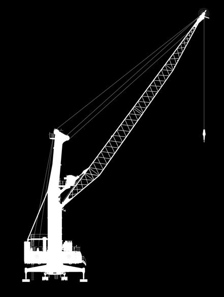 Main Dimensions Heavy Lift Operation Lifting Capacities Heavy Lift Operation Load Diagram Capacity (t) 160 140 120 100 80 60 40 20 0 0 5 10 15 20 25 30 35 40 45 50 55 Outreach (m) on the ropes