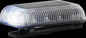 WINDSCREEN MOUNT LIGHTS 2 YEAR WARRANTY Low cost 4+4LED windscreen light Linear optic projects a uniform warning signal Triple suction cups for secure fixing NEW The 4-2060 light provides a powerful