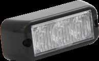 4-2033/34/53 LED WARNING LIGHTS 2 YEAR WARRANTY 4-2033 3LED economy surface mount warning light Built-in flasher 14 patterns 10-30V supply range (suitable for 12 or 24V use) Amber LEDs as standard -