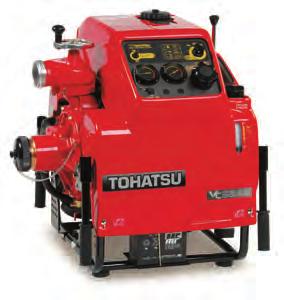 Portable Fire Pumps VCSERIES Light weight and compact Engine and pump castings are made of anti-corrosive aluminum-alloy to reduce weight and prolong working life.