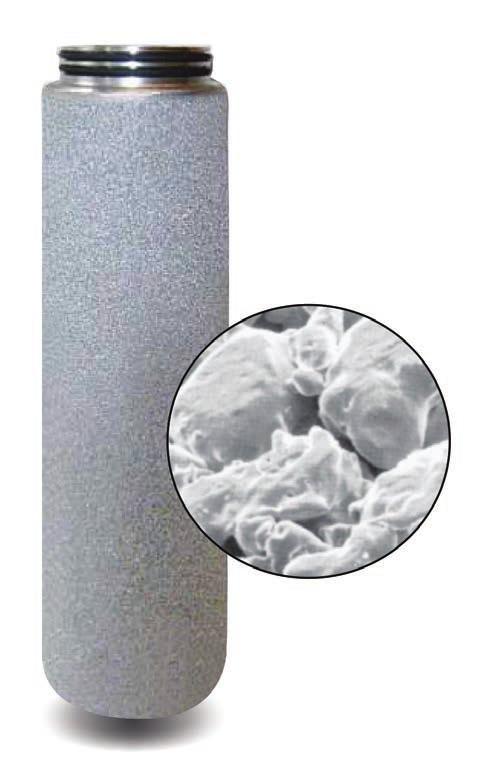 Filter Elements - Sintered Features & Benefits Thirteen sizes, three micron ratings, and connection options to meet virtually all purification requirements in steam filtration applications.
